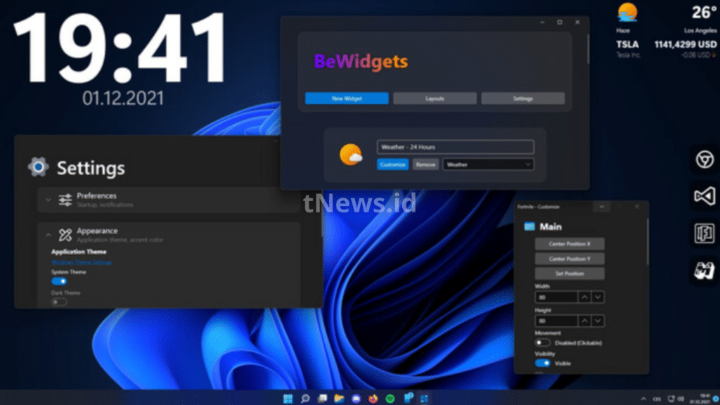 Cara Menambah Widget di PC