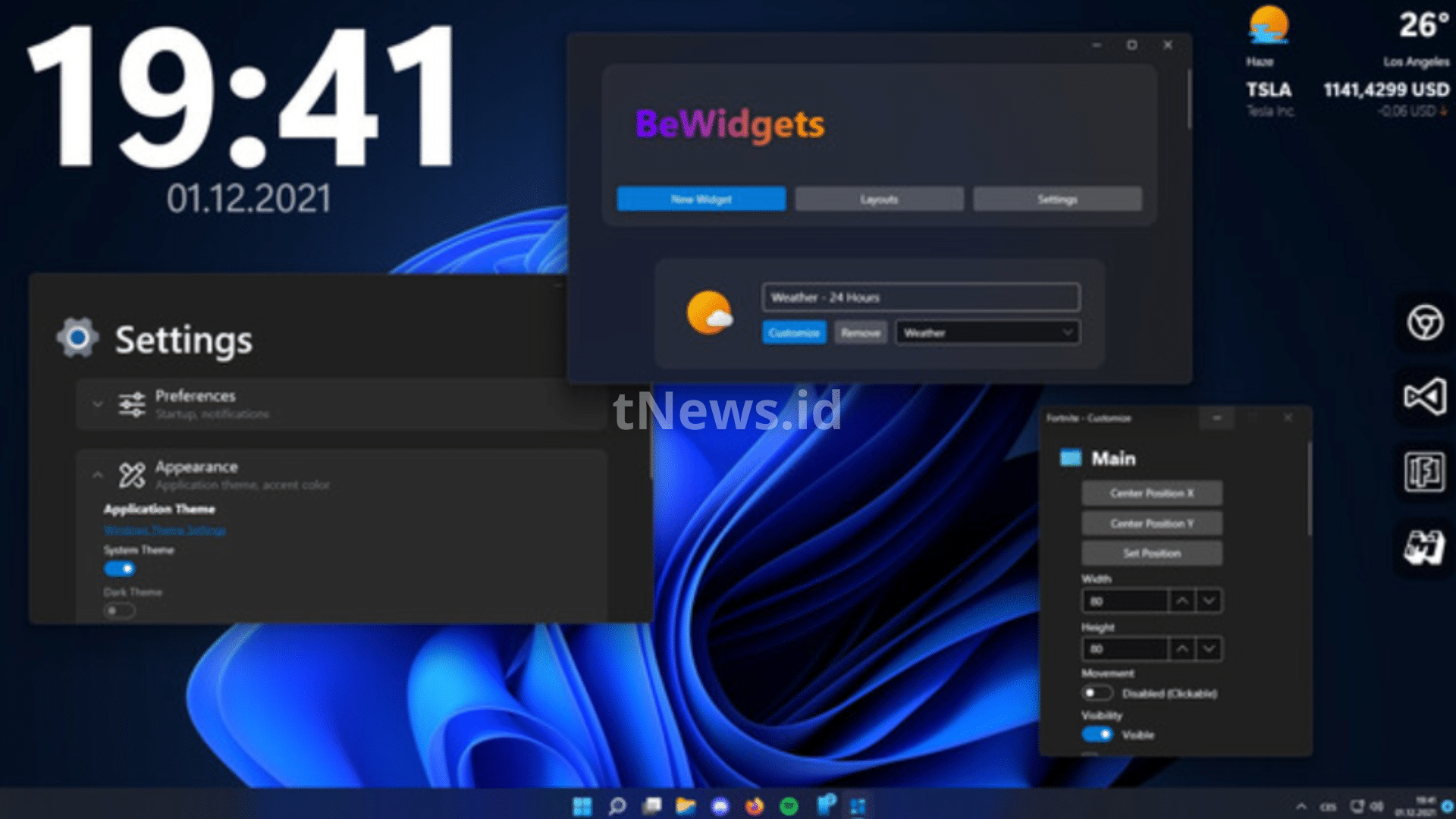 Cara Menambah Widget di PC