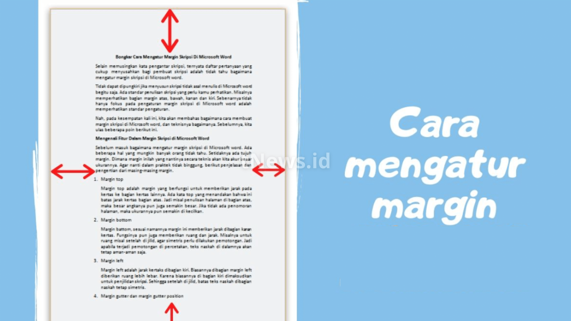 Cara Mengatur Margin di Word